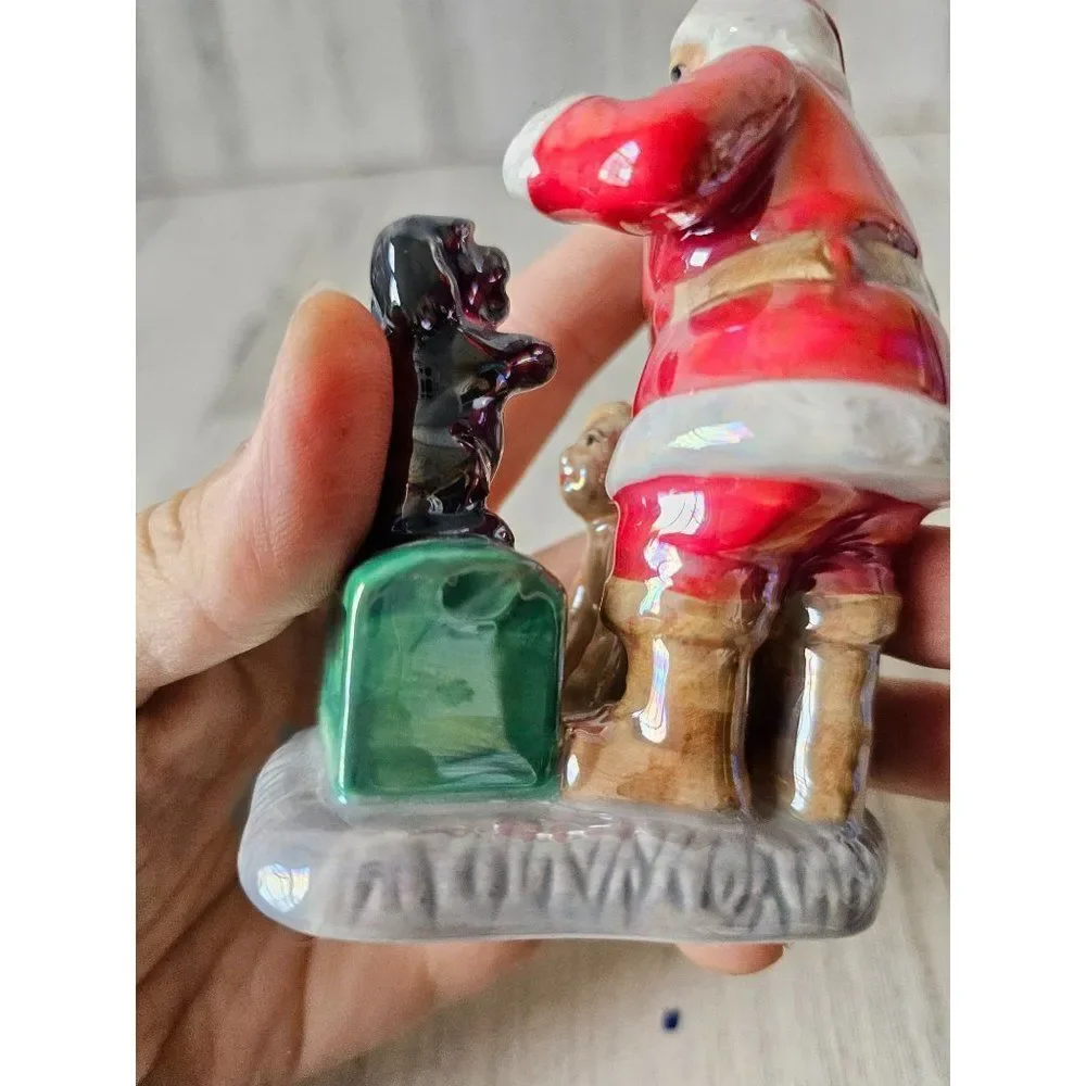 trim a tree Coca-Cola Santa dog ornament 2004 ceramic soda Xmas tree‎